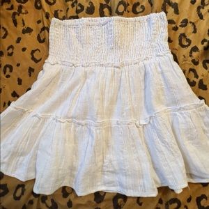 Sim and Sam size x-small white skirt
